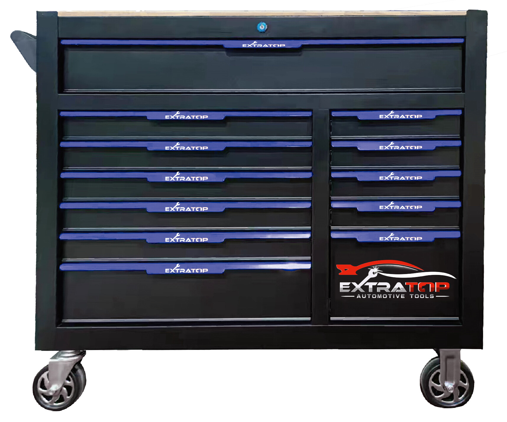 13 Drawers Roller Cabinet With Wood