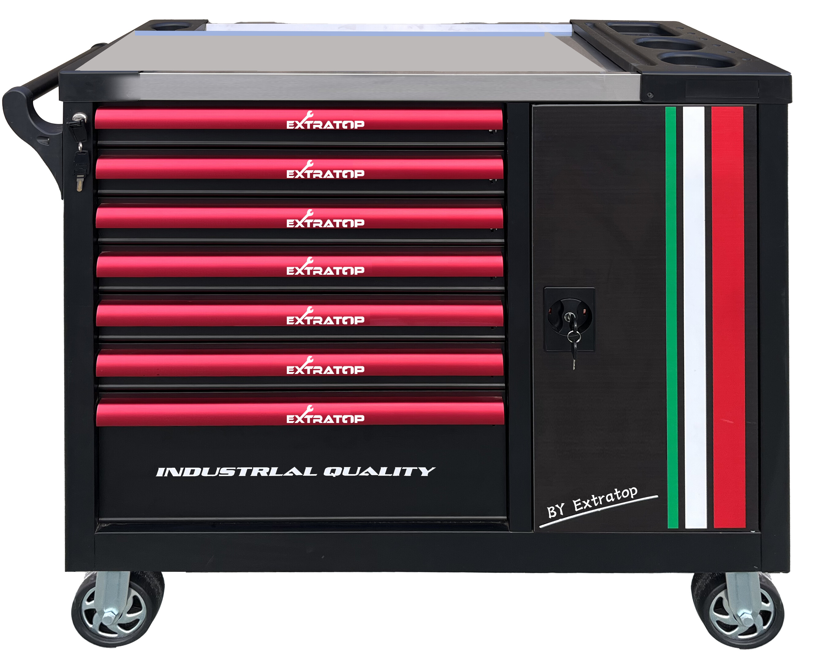 7 Drawers Sigle Door Roller Cabinet